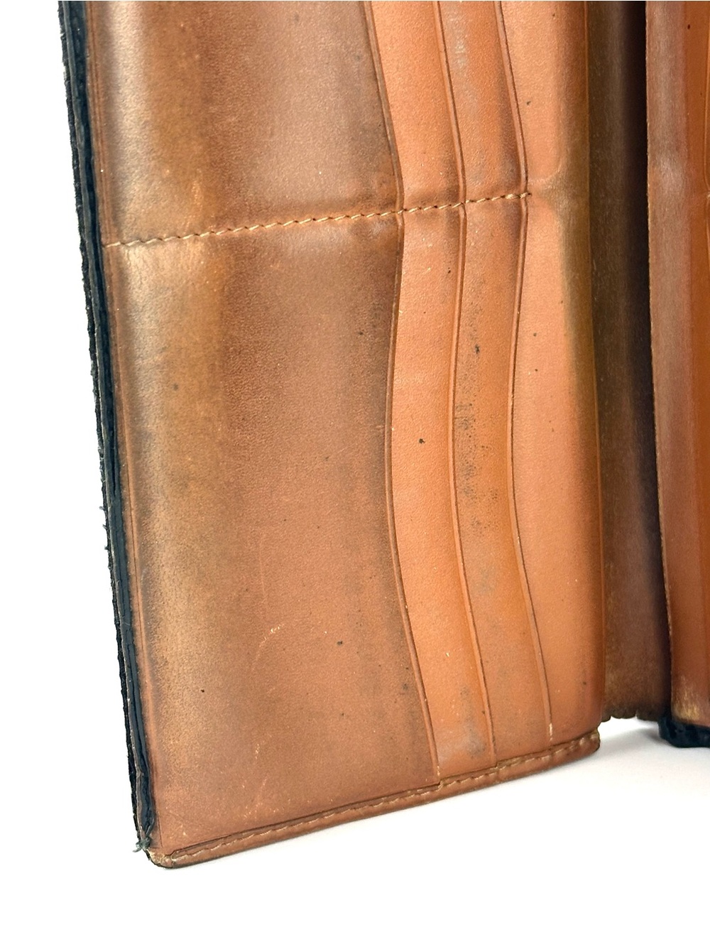 Dunhill Long Leather Wallet in Black & Sable Brown - Picture 5 of 14
